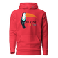 Hoodie Cotton Sweatshirt Men's Women's Braniff Toucan Flying Colors South America 1971