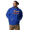 Hoodie Cotton Sweatshirt Men's Women's Braniff Boeing 727 Takeoff with Flying Colors 1971