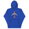 Hoodie Cotton Sweatshirt Men's Women's Braniff Boeing 747 1978 Ultra Color Scheme