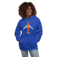 Hoodie Cotton Sweatshirt Men's Women's Braniff Boeing 747 1978 Ultra Color Scheme