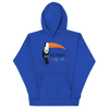 Hoodie Cotton Sweatshirt Men's Women's Braniff Toucan Flying Colors South America 1971