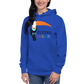 Hoodie Cotton Sweatshirt Men's Women's Braniff Toucan Flying Colors South America 1971