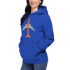 Hoodie Cotton Sweatshirt Men's Women's Braniff Boeing 747 1978 Ultra Color Scheme