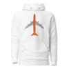 Hoodie Cotton Sweatshirt Men's Women's Braniff Boeing 747 1978 Ultra Color Scheme