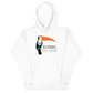 Hoodie Cotton Sweatshirt Men's Women's Braniff Toucan Flying Colors South America 1971