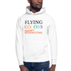 Hoodie Cotton Sweatshirt Men's Women's Braniff Flying Colors South America 1971