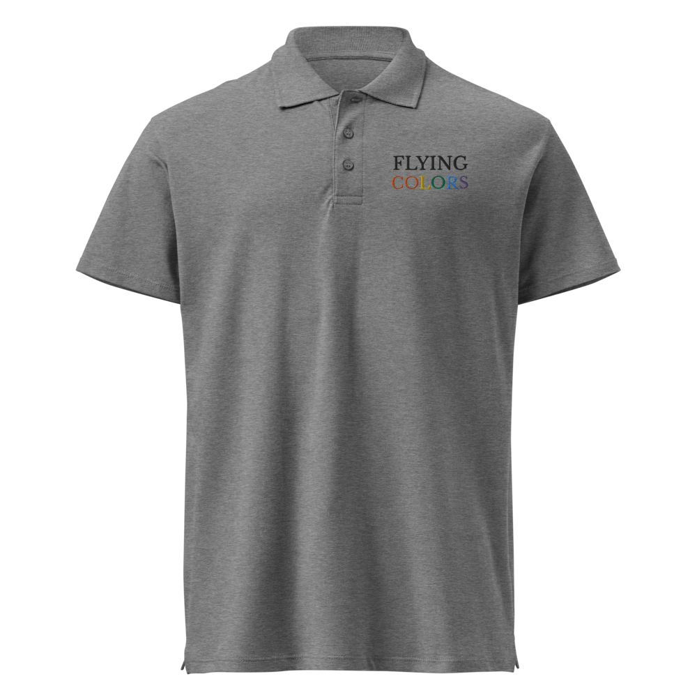 Polo Shirt Premium Pique Braniff South America with Flying Colors Embroidery