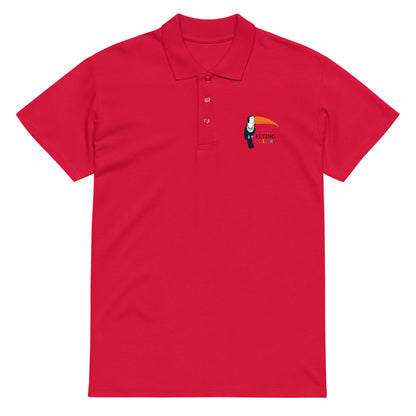 Polo Shirt Premium Pique Braniff Toucan South America with Flying Colors