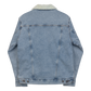 Jacket Denim Sherpa Men's Women's Braniff Bluebird of Happiness Embroidery