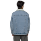 Jacket Denim Sherpa Men's Women's Braniff Flying Colors South America Embroidery