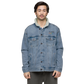 Jacket Denim Sherpa Men's Women's Braniff Flying Colors South America Embroidery