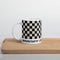 Coffee Mug 11oz 15oz 20oz Braniff Alexander Girard End of the Plain Plane EOTPP Black and White Check