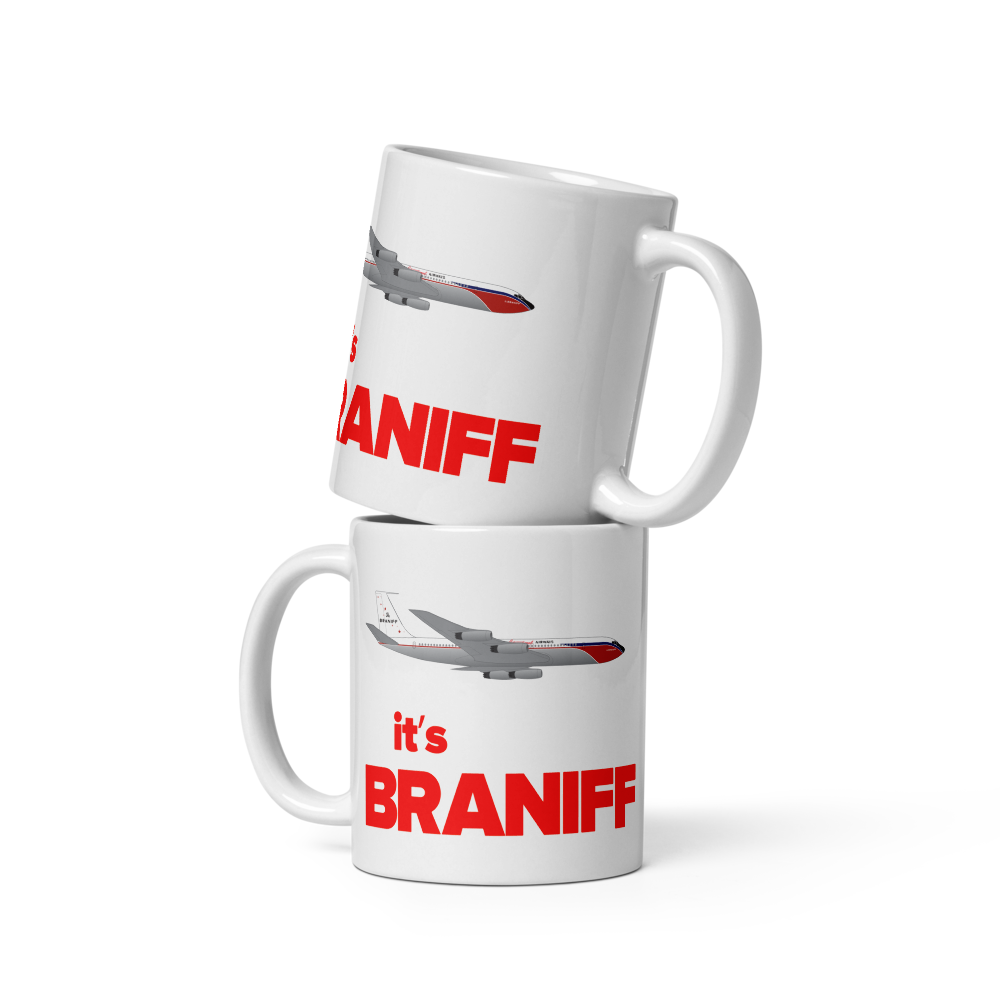 Coffee Mug 11oz 15oz 20oz Braniff it's Braniff Boeing 707-227 El Dorado 1959