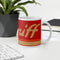 Coffee Mug 11 oz Braniff Halston Design Terra Cotta Ultra with Power Paint Stripes 1978
