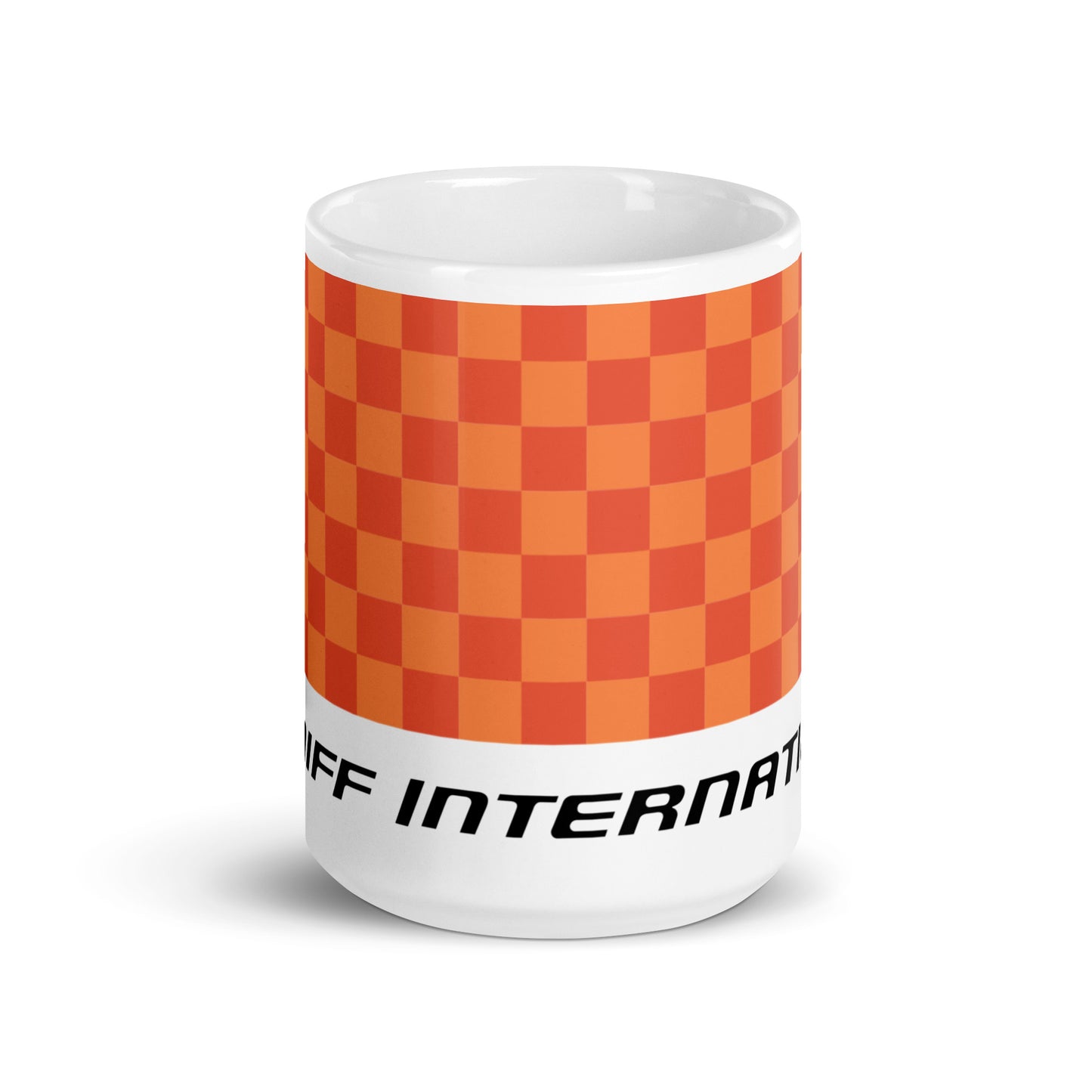 Coffee Mug 11oz 15oz 20oz Braniff Alexander Girard End of the Plain Plane EOTPP Orange Orange Check