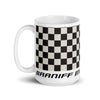 Coffee Mug 11oz 15oz 20oz Braniff Alexander Girard End of the Plain Plane EOTPP Black and White Check