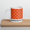 Coffee Mug 11oz 15oz 20oz Braniff Alexander Girard End of the Plain Plane EOTPP Orange Orange Check