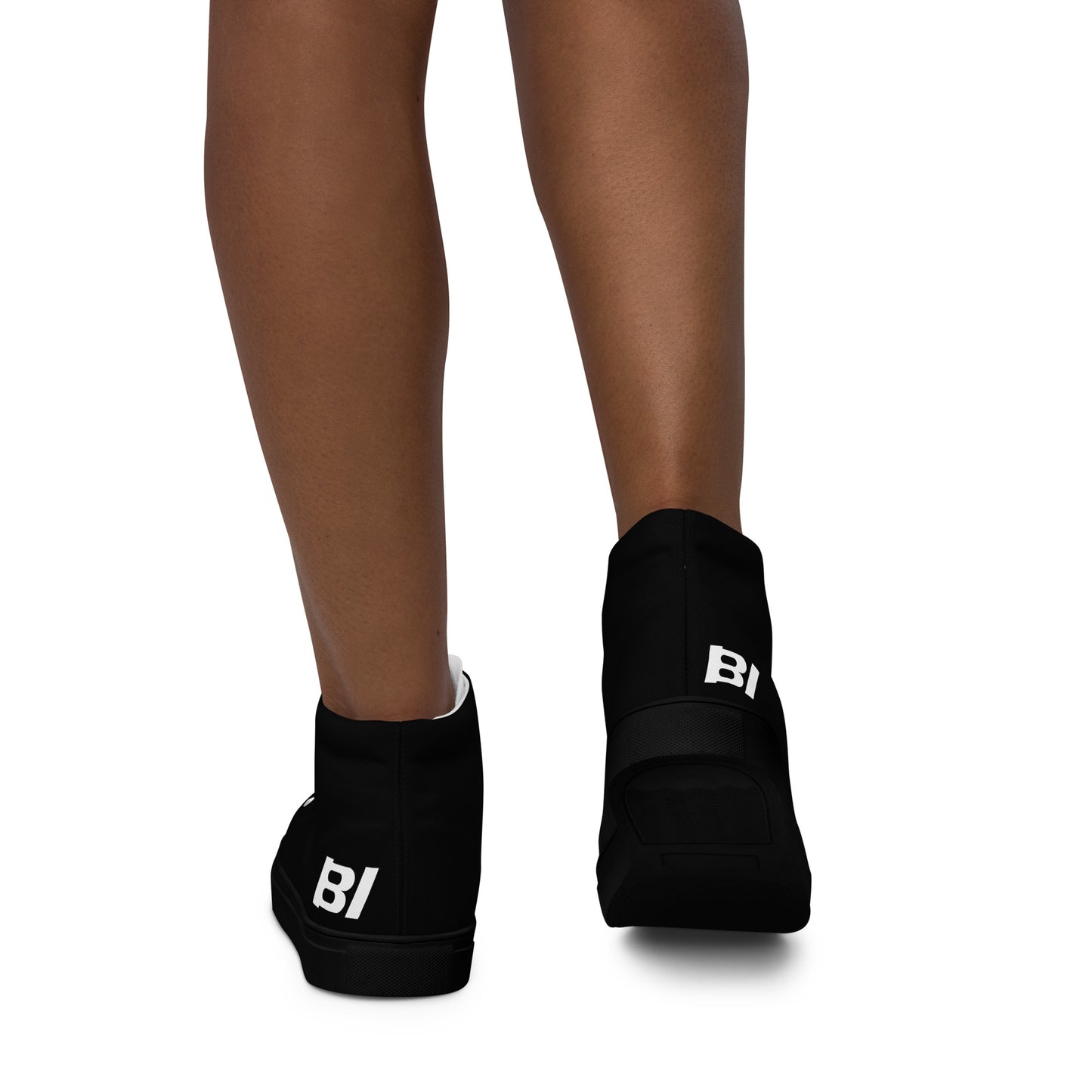 Braniff Sky High Top Canvas Shoes Womens BI Logo End of the Plain Plane 1965 Black ONLY Available in Certain Countries See List Below