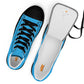 Braniff Sky High Top Canvas Shoes Womens BI Logo End of the Plain Plane 1965 New Medium Blue ONLY Available in Certain Countries See List Below