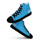 Braniff Sky High Top Canvas Shoes Womens BI Logo End of the Plain Plane 1965 New Medium Blue ONLY Available in Certain Countries See List Below