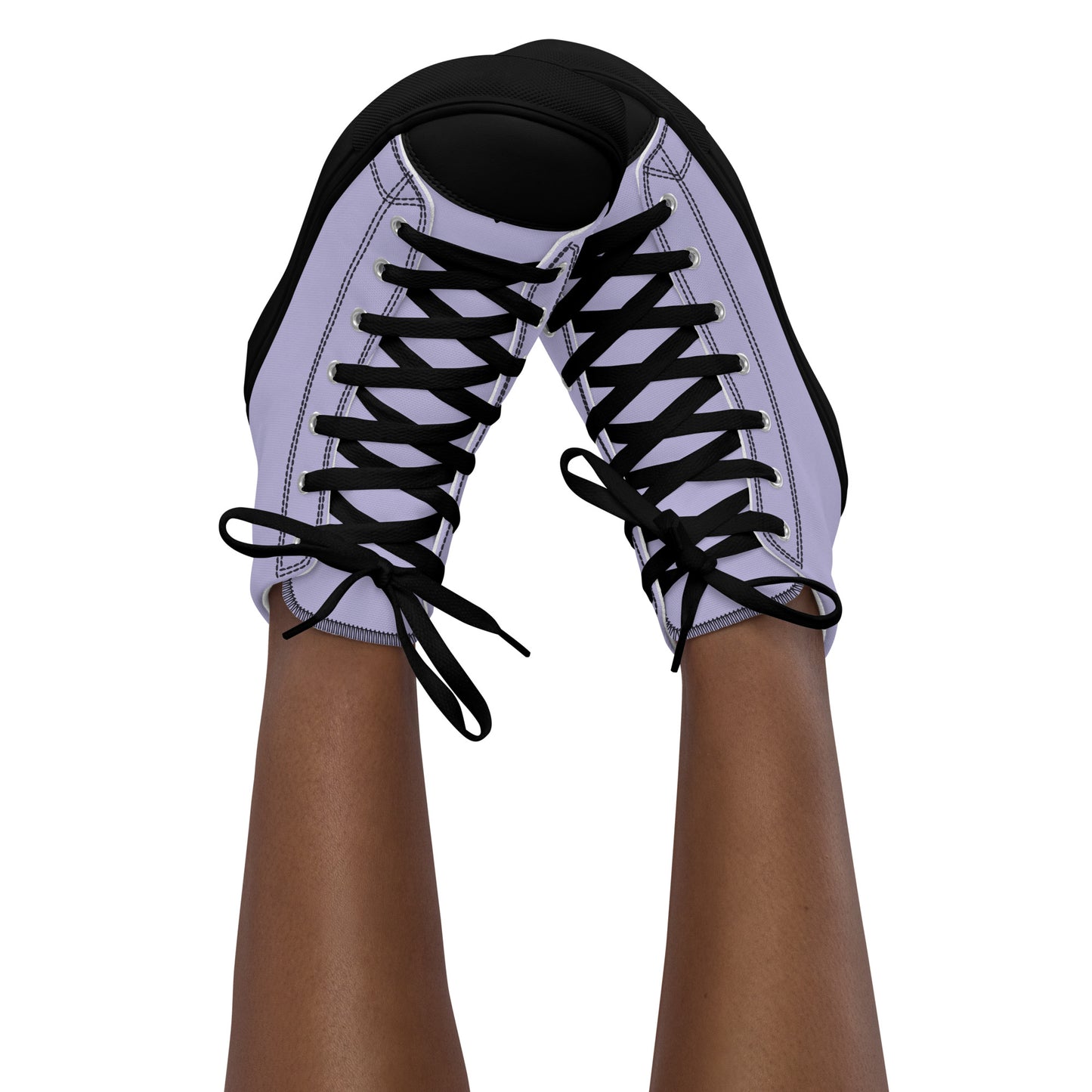 Braniff Sky High Top Canvas Shoes Womens BI Logo End of the Plain Plane 1965 Periwinkle Blue Lavender ONLY Available in Certain Countries See List Below