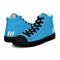 Braniff Sky High Top Canvas Shoes Womens BI Logo End of the Plain Plane 1965 New Medium Blue ONLY Available in Certain Countries See List Below