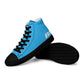 Braniff Sky High Top Canvas Shoes Womens BI Logo End of the Plain Plane 1965 New Medium Blue ONLY Available in Certain Countries See List Below