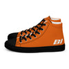 Braniff Sky High Top Canvas Shoes Womens BI Logo End of the Plain Plane 1965 Orange ONLY Available in Certain Countries See List Below