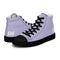 Braniff Sky High Top Canvas Shoes Womens BI Logo End of the Plain Plane 1965 Periwinkle Blue Lavender ONLY Available in Certain Countries See List Below
