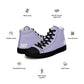 Braniff Sky High Top Canvas Shoes Womens BI Logo End of the Plain Plane 1965 Periwinkle Blue Lavender ONLY Available in Certain Countries See List Below