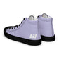 Braniff Sky High Top Canvas Shoes Womens BI Logo End of the Plain Plane 1965 Periwinkle Blue Lavender ONLY Available in Certain Countries See List Below