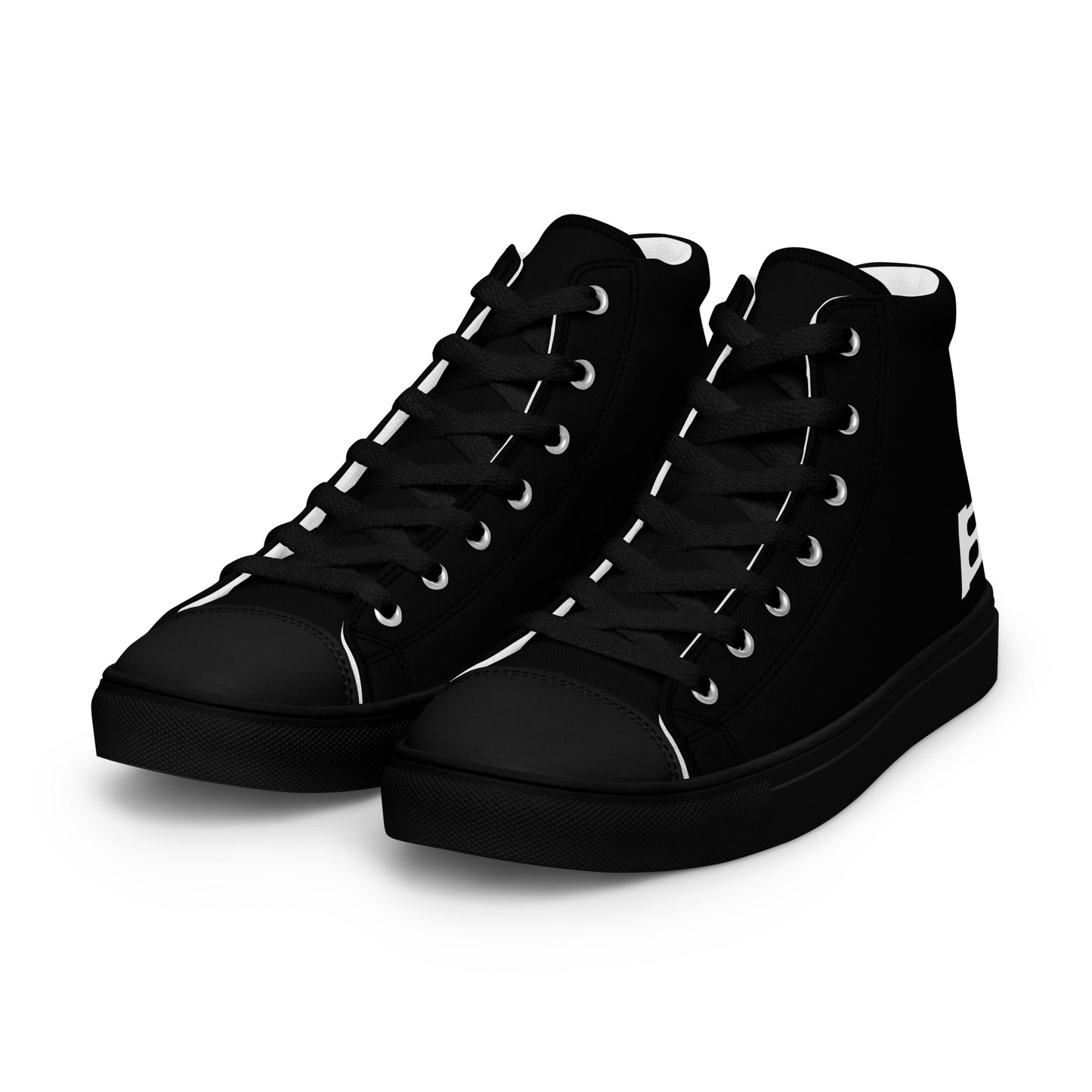 Braniff Sky High Top Canvas Shoes Womens BI Logo End of the Plain Plane 1965 Black ONLY Available in Certain Countries See List Below