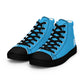 Braniff Sky High Top Canvas Shoes Womens BI Logo End of the Plain Plane 1965 New Medium Blue ONLY Available in Certain Countries See List Below