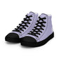 Braniff Sky High Top Canvas Shoes Womens BI Logo End of the Plain Plane 1965 Periwinkle Blue Lavender ONLY Available in Certain Countries See List Below