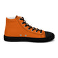 Braniff Sky High Top Canvas Shoes Womens BI Logo End of the Plain Plane 1965 Orange ONLY Available in Certain Countries See List Below