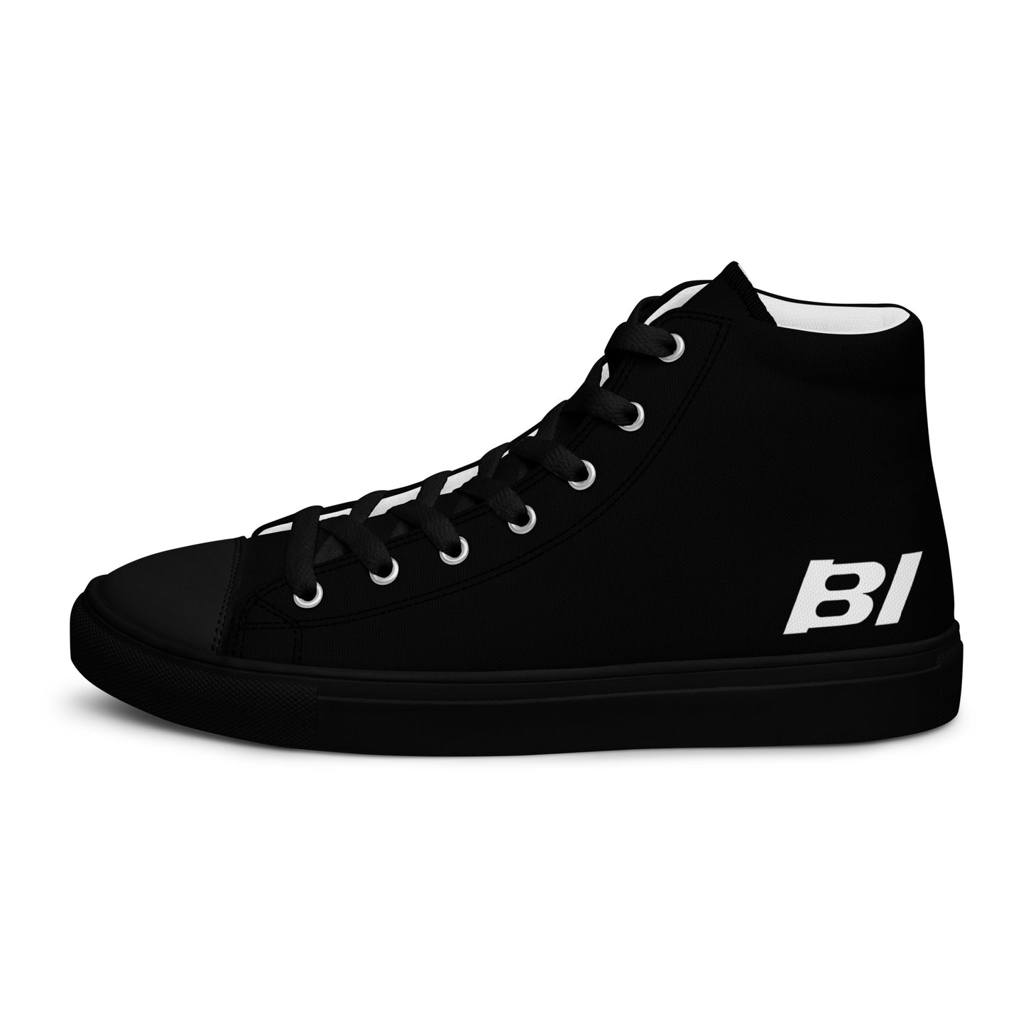 Braniff Sky High Top Canvas Shoes Womens BI Logo End of the Plain Plane 1965 Black ONLY Available in Certain Countries See List Below