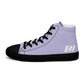 Braniff Sky High Top Canvas Shoes Womens BI Logo End of the Plain Plane 1965 Periwinkle Blue Lavender ONLY Available in Certain Countries See List Below
