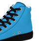 Braniff Sky High Top Canvas Shoes Womens BI Logo End of the Plain Plane 1965 New Medium Blue ONLY Available in Certain Countries See List Below