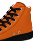 Braniff Sky High Top Canvas Shoes Womens BI Logo End of the Plain Plane 1965 Orange ONLY Available in Certain Countries See List Below