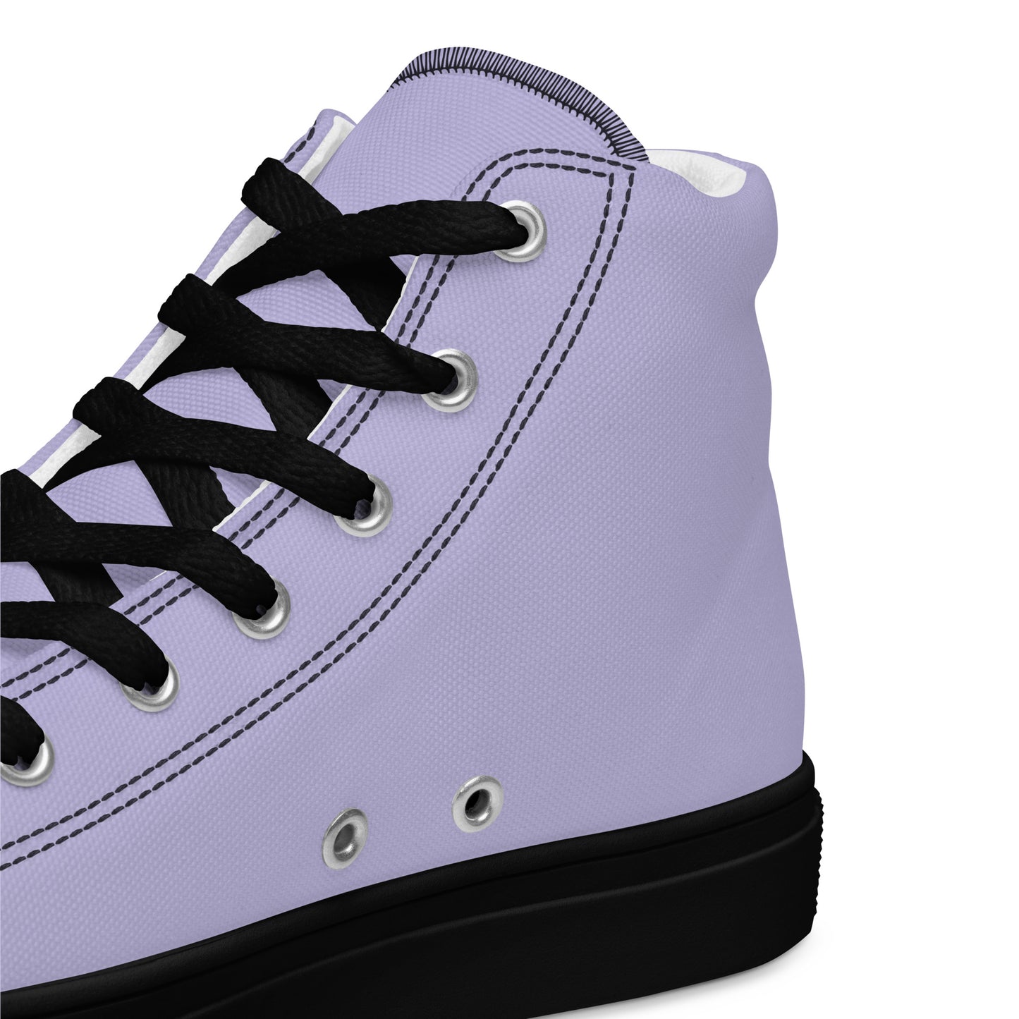 Braniff Sky High Top Canvas Shoes Womens BI Logo End of the Plain Plane 1965 Periwinkle Blue Lavender ONLY Available in Certain Countries See List Below