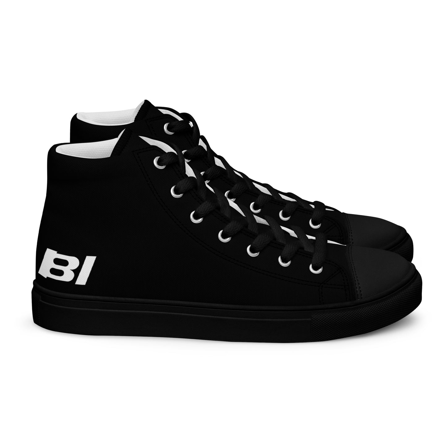 Braniff Sky High Top Canvas Shoes Womens BI Logo End of the Plain Plane 1965 Black ONLY Available in Certain Countries See List Below