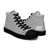 Braniff Sky High Top Canvas Shoes Womens BI Logo End of the Plain Plane 1965 Gray ONLY Available in Certain Countries See List Below