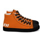 Braniff Sky High Top Canvas Shoes Womens BI Logo End of the Plain Plane 1965 Orange ONLY Available in Certain Countries See List Below