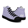 Braniff Sky High Top Canvas Shoes Womens BI Logo End of the Plain Plane 1965 Periwinkle Blue Lavender ONLY Available in Certain Countries See List Below