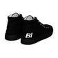 Braniff Sky High Top Canvas Shoes Womens BI Logo End of the Plain Plane 1965 Black ONLY Available in Certain Countries See List Below