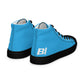 Braniff Sky High Top Canvas Shoes Womens BI Logo End of the Plain Plane 1965 New Medium Blue ONLY Available in Certain Countries See List Below