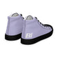 Braniff Sky High Top Canvas Shoes Womens BI Logo End of the Plain Plane 1965 Periwinkle Blue Lavender ONLY Available in Certain Countries See List Below