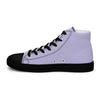 Braniff Sky High Top Canvas Shoes Womens BI Logo End of the Plain Plane 1965 Periwinkle Blue Lavender ONLY Available in Certain Countries See List Below