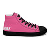Braniff Sky High Top Canvas Shoes Womens BI Logo End of the Plain Plane 1965 Pink ONLY Available in Certain Countries See List Below
