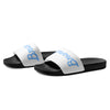 Braniff Womens Slides Flip Flop Shoes BI Logo Braniff Ultra Logo 1978 Light Blue